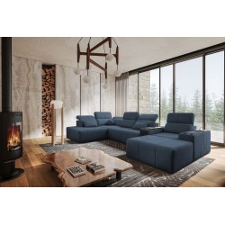 U-shaped corner sofa Milano V with sleeping function – the perfect combination of elegance and functionality