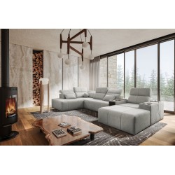 U-förmiges Ecksofa Milano V mit Schlaffunktion – die ideale Verbindung von Eleganz und Funktionalität