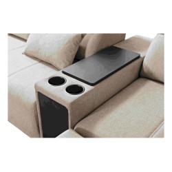 Sofá esquinero en forma de U milano V con función de cama: la combinación ideal de elegancia y funcionalidad.