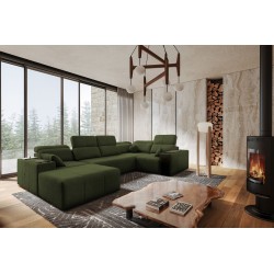 Ecksofa in U-Form Milano IV mit Schlaffunktion Plecionka, Verita 39 | Bequem und funktional
