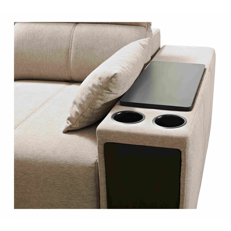 U-förmiges Sofa Milano IV mit Schlaffunktion, Plecionka, Verita 76 | Bequem und funktional