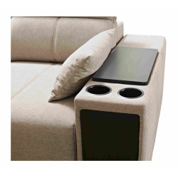 U-shaped sectional Milano IV with sleeping function, Plecionka, Verita 88 | Comfortable and functional