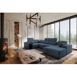 U-förmiges Sofa Milano IV mit Schlaffunktion, Plecionka, Verita 76 | Bequem und funktional