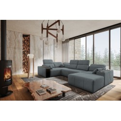 U-förmiges Ecksofa Milano IV mit Schlaffunktion Plecionka, Verita 88 | Bequem und funktional