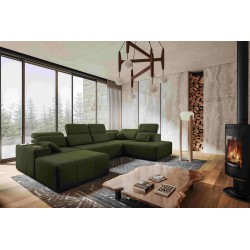 Ecksofa in U-Form Milano VI mit Schlaffunktion - ideal zum Entspannen und Schlafen