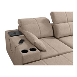 Ecksofa in U-Form Milano VI mit Schlaffunktion - ideal zum Entspannen und Schlafen