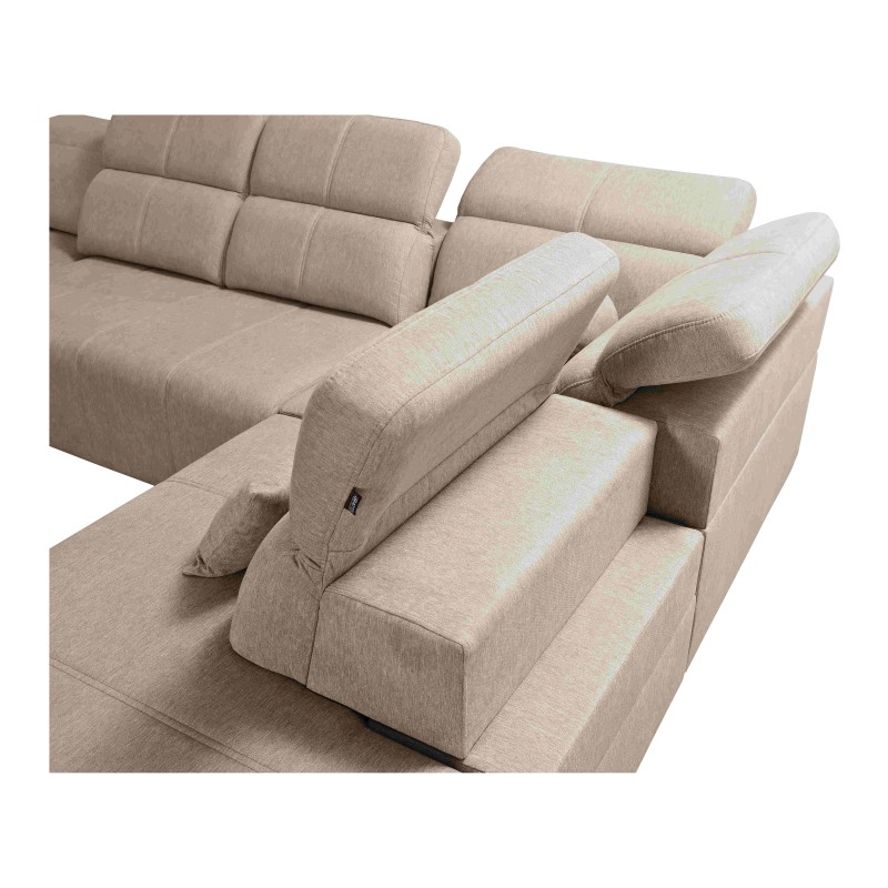 U-shaped corner sofa Milano VI with a sleeping function - perfect for relaxation and sleeping