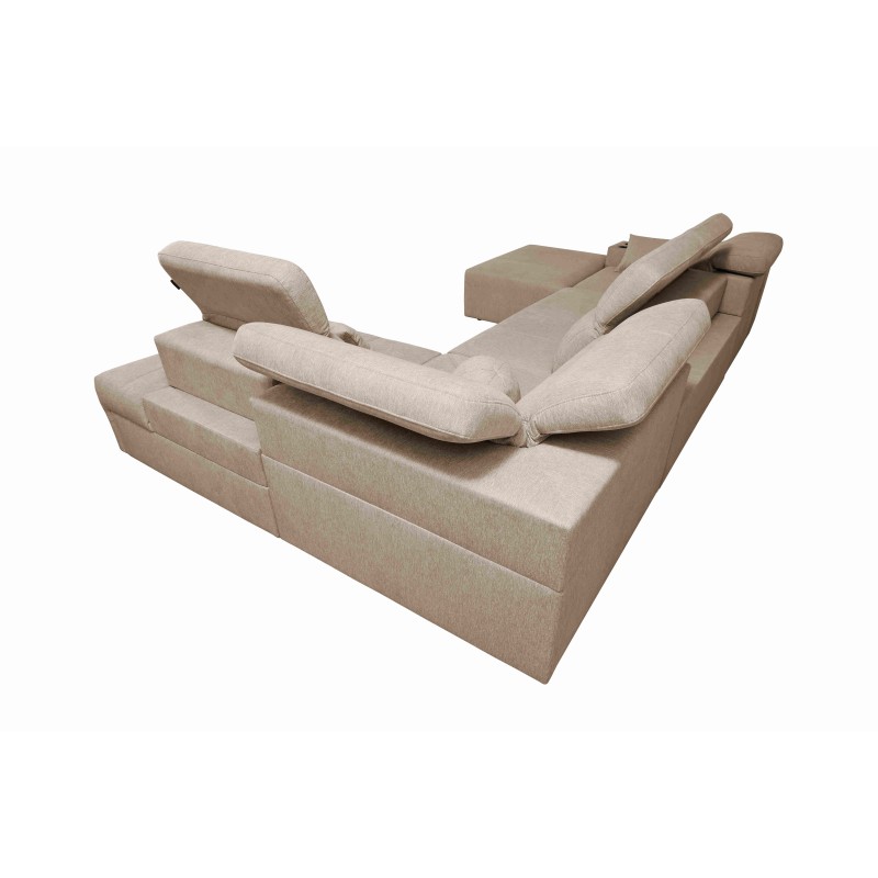 U-shaped corner sofa Milano VI with a sleeping function - perfect for relaxation and sleeping