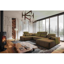 U-shaped corner sofa Milano VI with a sleeping function - perfect for relaxation and sleeping