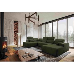 U-shaped corner sofa Milano VI with a sleeping function - perfect for relaxation and sleeping