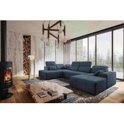 Ecksofa in U-Form Milano VI mit Schlaffunktion - ideal zum Entspannen und Schlafen