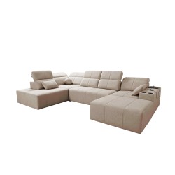 U-shaped corner sofa Milano VI with a sleeping function - perfect for relaxation and sleeping