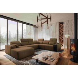 U-förmiges Sofa Milano VIII mit Schlaffunktion - Komfort und Stil in einem | [Twoja Nazwa Firmy]