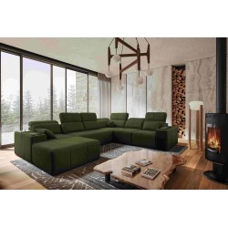 U-förmiges Sofa Milano VIII mit Schlaffunktion - Komfort und Stil in einem | [Twoja Nazwa Firmy]