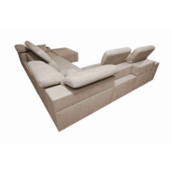U-shaped Milano VIII corner sofa with sleeping function - comfort and style in one | [Your Company Name]