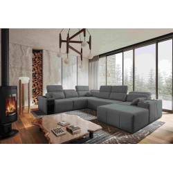 U-shaped Milano VIII corner sofa with sleeping function - comfort and style in one | [Your Company Name]