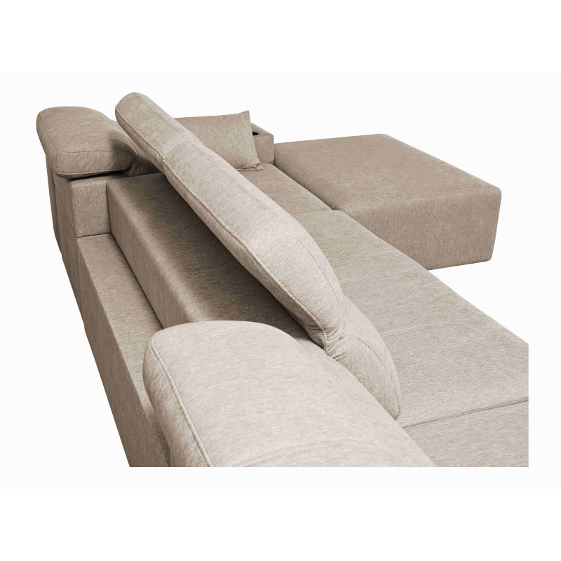 U-förmiges Ecksofa Milano X mit Schlaffunktion – das ideale Möbelstück für diejenigen, die Komfort und Stil schätzen.