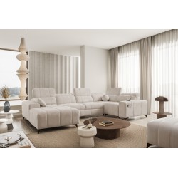 U-shaped Corner Sofa Ballagio IV with Sleeping Function – Sophisticated Comfort and Elegance | [Twoja Firma]