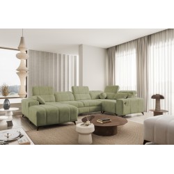 U-förmiges Sofa Ballagio IV mit Schlaffunktion – raffiniertem Komfort und Eleganz | [Twoja Firma]