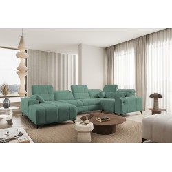 U-förmiges Sofa Ballagio IV mit Schlaffunktion – raffiniertem Komfort und Eleganz | [Twoja Firma]