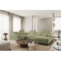 U-förmiges Sofa Ballagio IV mit Schlaffunktion – raffiniertem Komfort und Eleganz | [Twoja Firma]