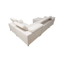Ballagio IV Mix U-Shaped Sectional Sofa with Sleeping and Relaxation Function - Weave, Spring 1112