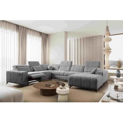 Ballagio VIII Mix U-Shaped Sectional Sofa with Sleeping and Relaxation Function | Furniture with a Unique Style