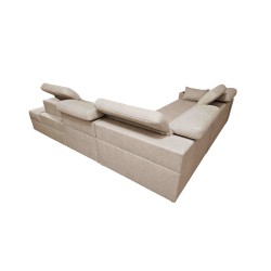 Milano IX corner sofa with sleeping function in Plecionka fabric, Verita 88 - a combination of style and functionality