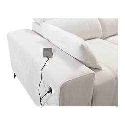 Sofá en forma de U ballagio X con función de cama, tela Spring 1115.