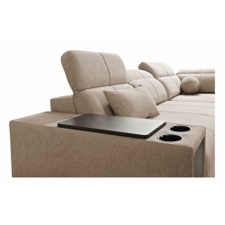 Ecksofa Milano IX mit Schlaffunktion in Gewebe Plecionka, Verita 76 - eine Kombination aus Stil und Funktionalität