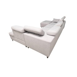 U-shaped corner sofa Verona VI with a sleeping function, fabric Vena 8