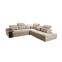Milano IX corner sofa with a sleeping function in Plecionka fabric, Verita 76 - a combination of style and functionality
