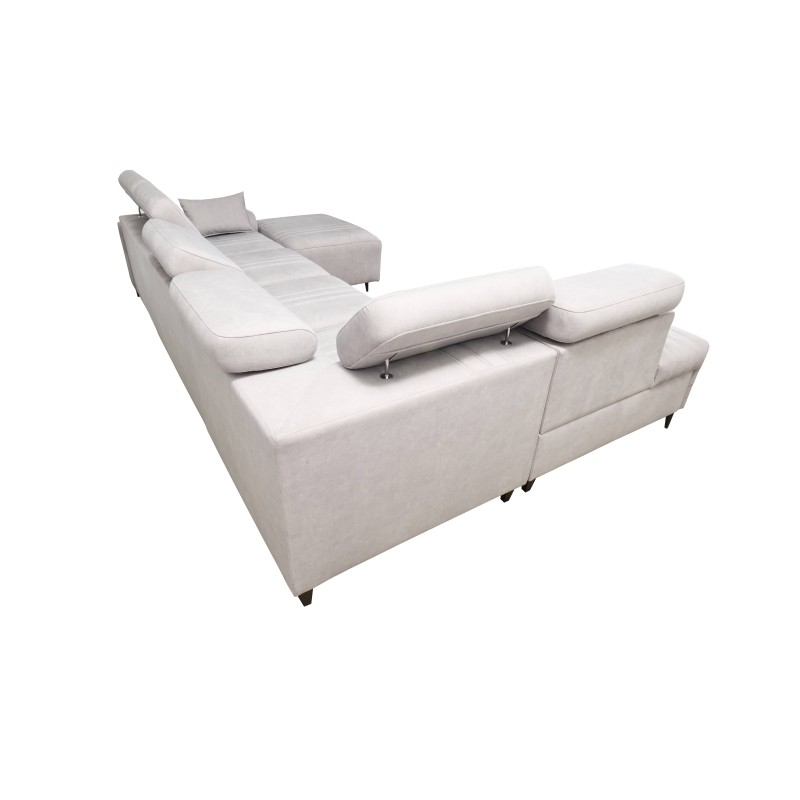 U-shaped corner sofa Verona VI with a sleeping function, fabric Vena 8