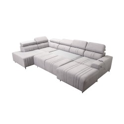 Ecksofa in U-Form Verona VI mit Schlaffunktion Stoff Vena 10