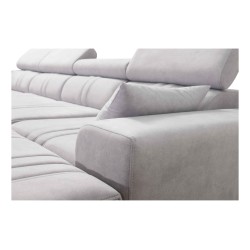 U-förmiges Sofa Verona VIII Mix mit Schlaffunktion und manueller Relaxfunktion Stoff Vena 14