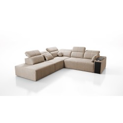 Ecksofa Milano IX mit Schlaffunktion im Stoff Plecionka, Verita 80 - eine Kombination aus Stil und Funktionalität