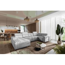 U-shaped corner sofa Verona IV with sleeping function, fabric Vena 3