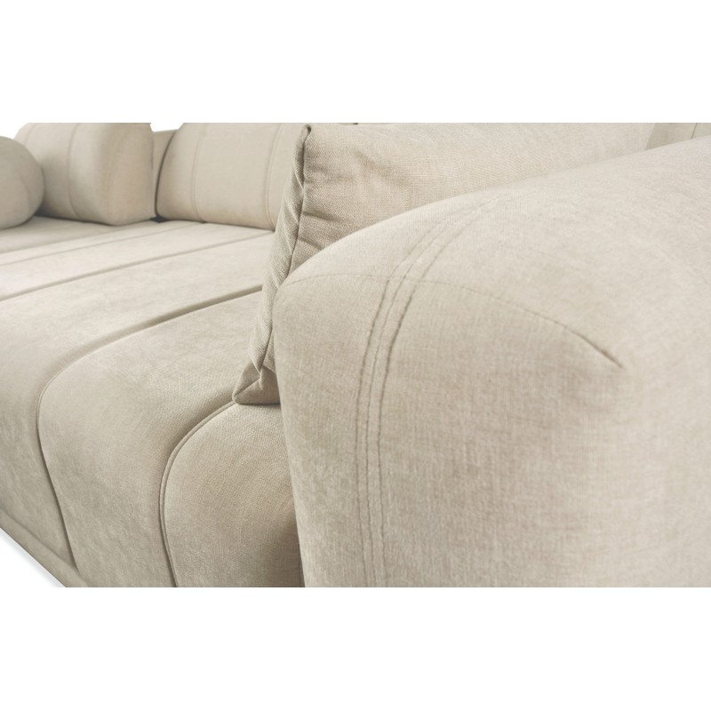Luxor IV U-shaped corner sofa with sleeping function, fabric Wind 28