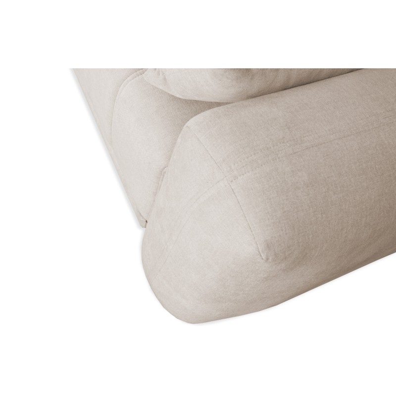 U-förmiges Sofa Luxor IV mit Schlaffunktion, Stoff Wind 73