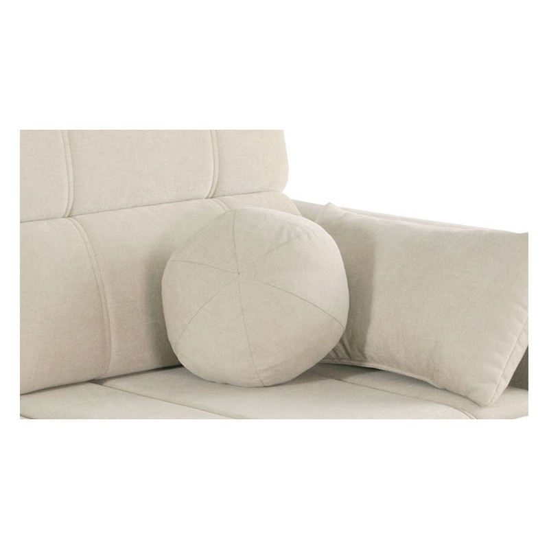 Luxor IV U-shaped sectional sofa with sleeping function fabric Wind 21