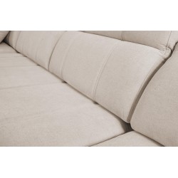 U-shaped Luxor VI sectional sofa with a sleeping function, fabric Wind 84