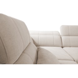 U-shaped Luxor VI corner sofa with a sleeping function, fabric Wind 21