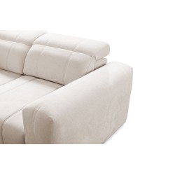 U-förmiges Sofa Luxor VI mit Schlaffunktion Stoff Wind 84