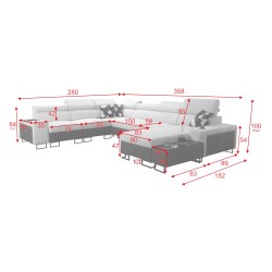Prestige VIII Corner Sofa - elegance and functionality in one | [Your Company Name]