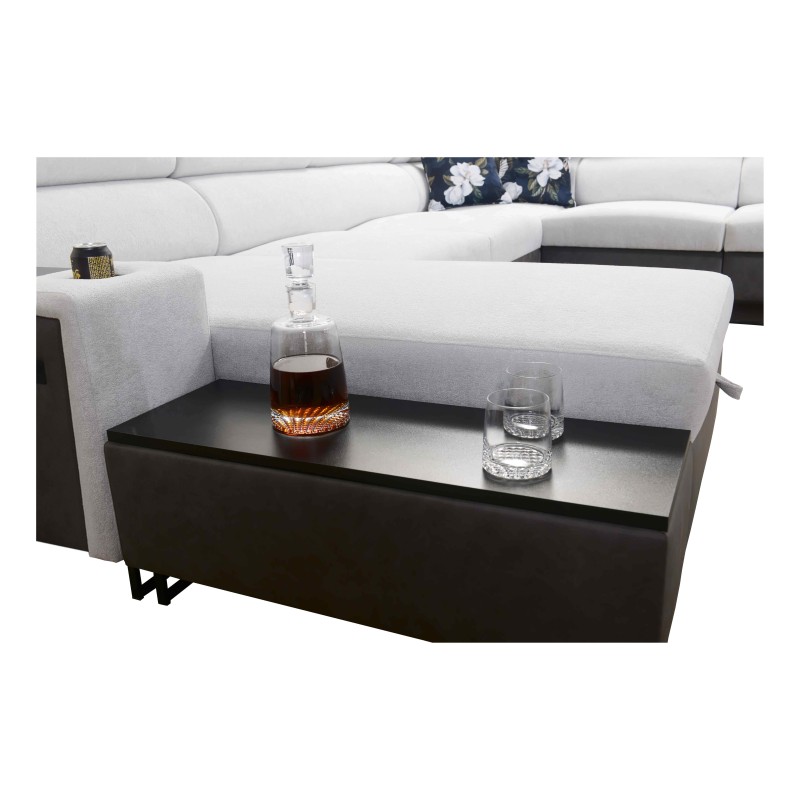 Prestige X Corner Sofa with Sleeping Function - Soft to the Touch, Freya 210.18 + Tauro 8207 | Your furniture