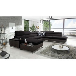 Prestige X U-shape Sofa with Sleeping Function - Soft to the Touch, Freya 210.25 + Tauro 8207 | Your Furniture