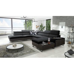 Prestige X U-shaped Corner Sofa with Sleeping Function - Soft to the Touch, Freya 210.24 + Tauro 8207 | Your Furniture