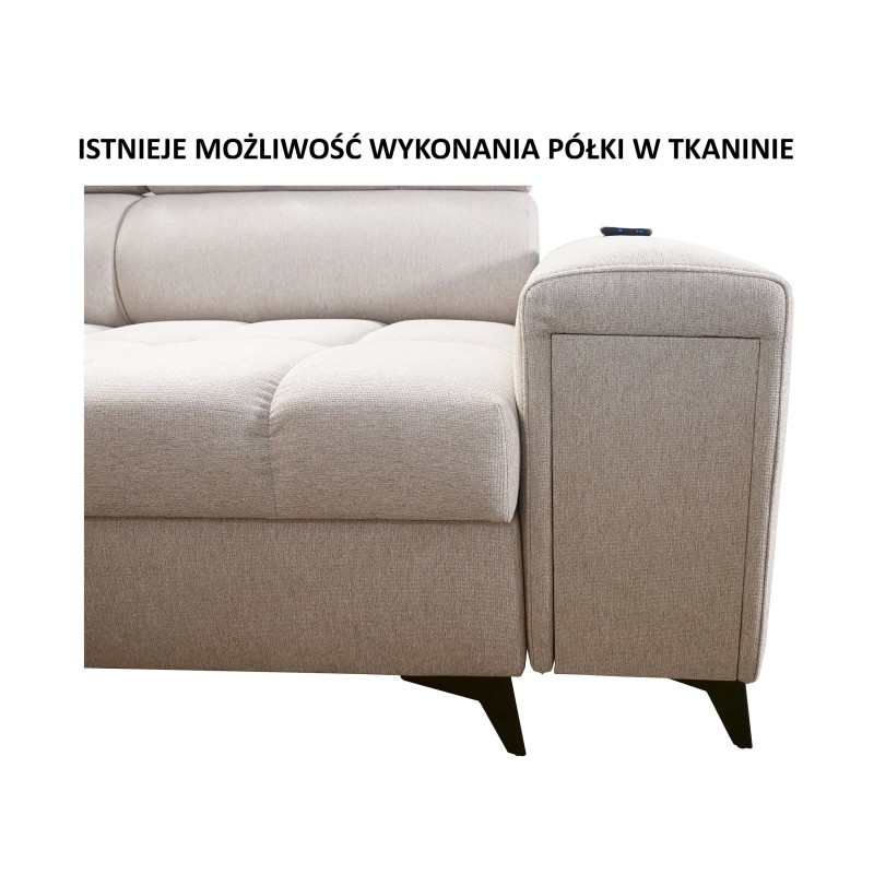 pMeta Title: Venna IV Mini Corner Sofa with Sleeping Function and USB Port - Perfect for Your Living Room | [Nazwa Sklepu]/p