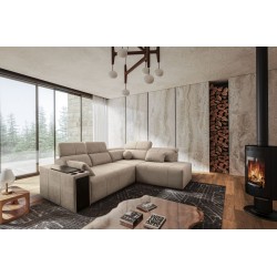 Sofá esquinero Milano VII con función de cama | Mueble elegante para tu sala de estar