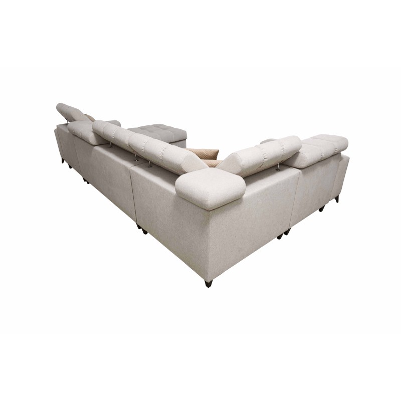 The U-shaped Venna IV Maxi corner sofa with a sleeping function and USB port - Elegance and Comfort in Your Living Room